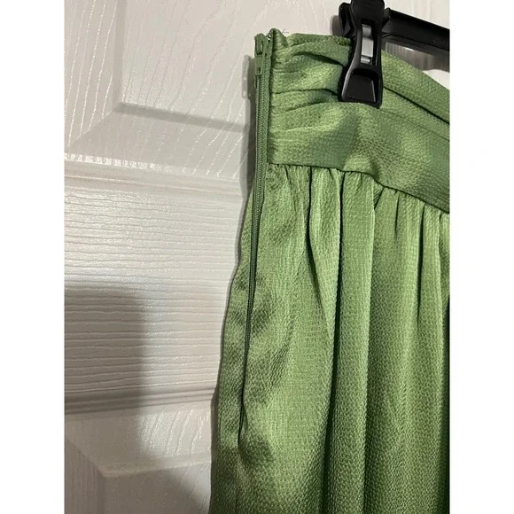 Micas Olive Green Wide Leg High Waist Dressy‎ Palazzo Pants - Size XL - Picture 3 of 10